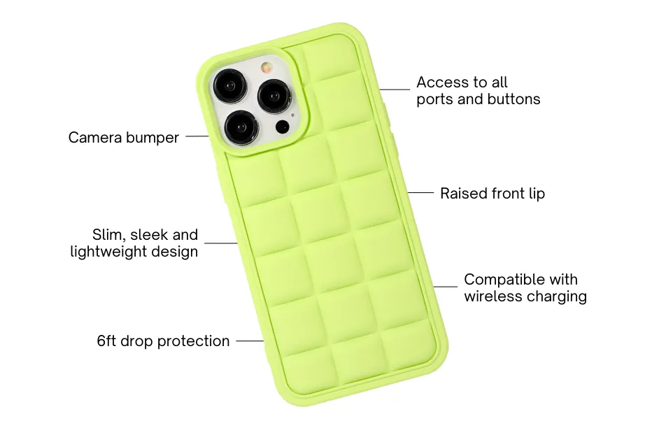 Green Puff Phone Case